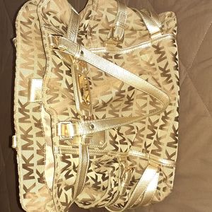 Michael kors signature MK tote bag